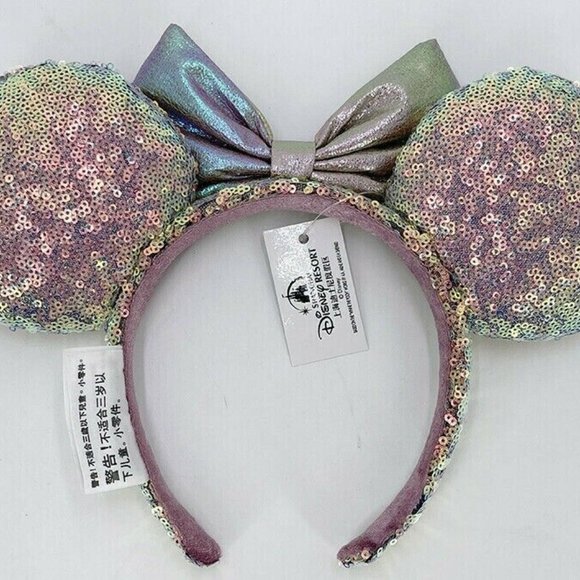 Headband Disney Rare Ears NWT 50th Anniversary Earidescent Iridescent Pi… main image 7